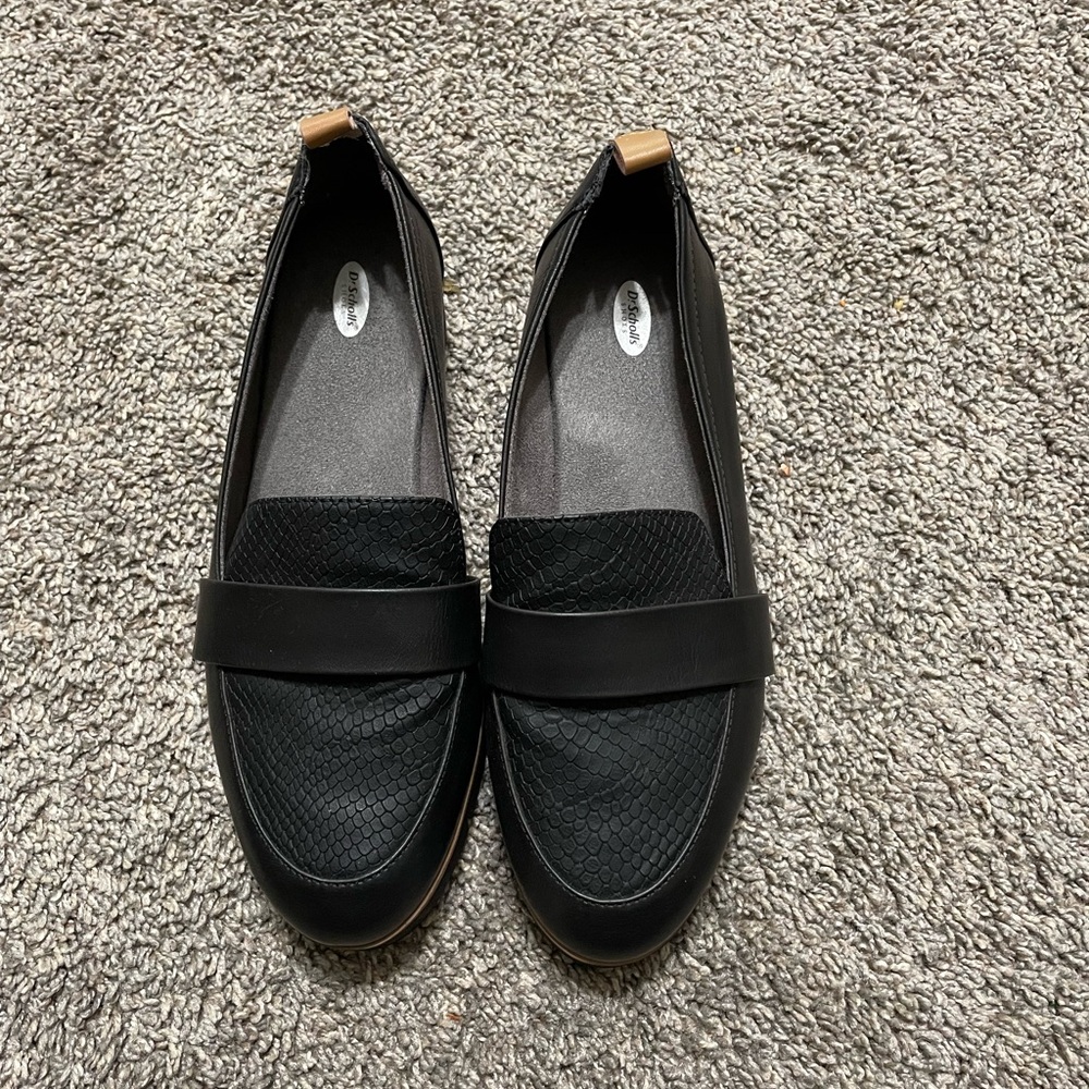 Dr. Scholl's‎ Loafers shoes Slip on Women's Webster Black Size 7W wide width